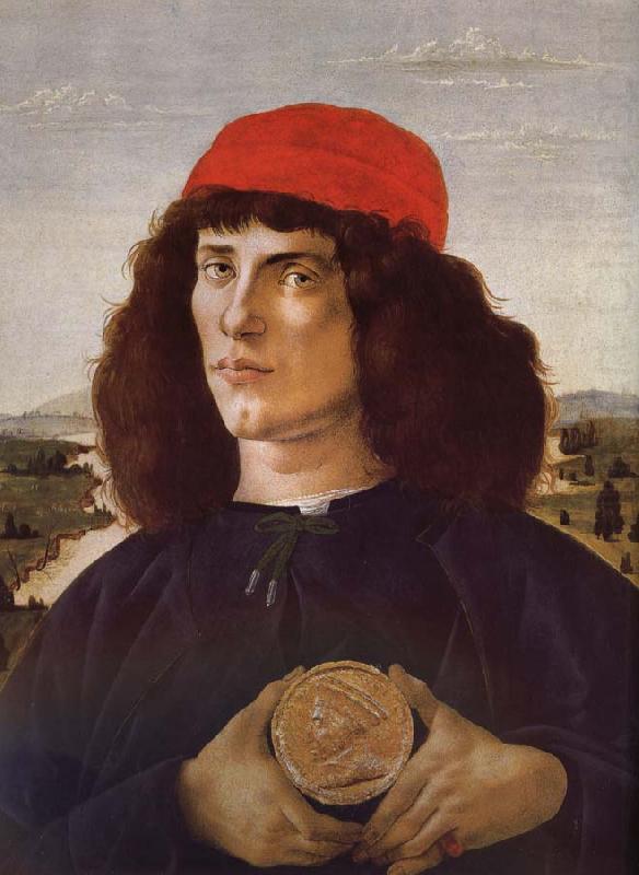 Sandro Botticelli Medici portrait of the man card china oil painting image